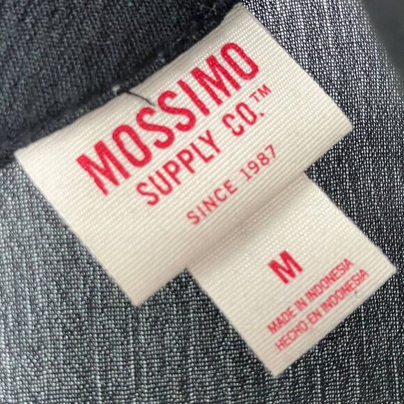 Mossimo Supply Co. Black Boho Gauzy Long Sleeve Keyhole Lightweight Mini Dress - Picture 2 of 8